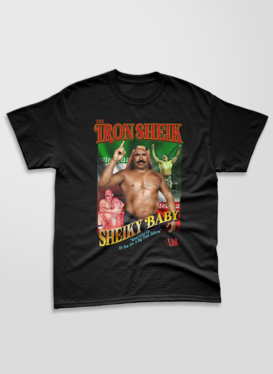 Iron Sheik Wrestling T-Shirt I Iran Wrestling Shirt I Hulk Hogan Vs. Iron Sheik I Vintage Wrestling T-Shirt I World Wrestling Vintage
