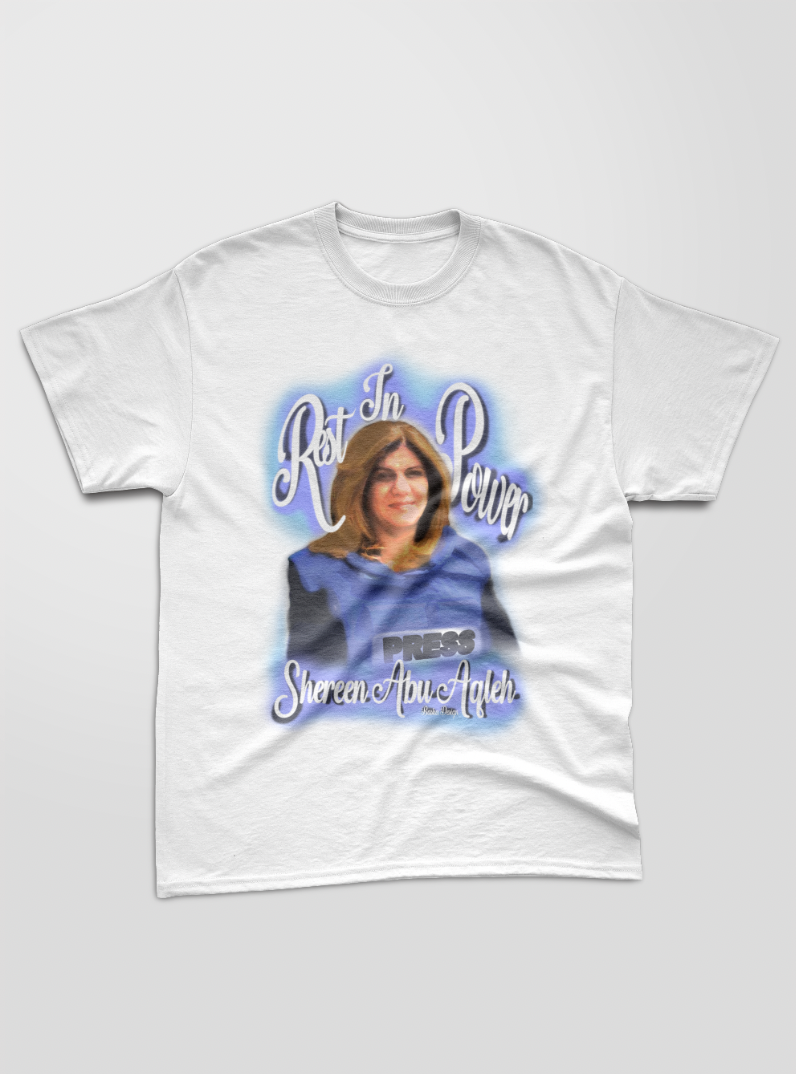 Rest in Power Shireen Abu Aqleh T-shirt / Free Palestine Jerusalem T-Shirt