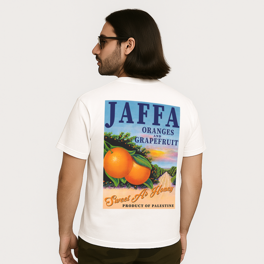 Palestine Jaffa Orange T-Shirt Vintage