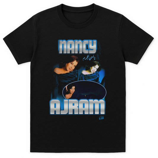 Nancy Ajram Lebanese Middle East Singer T-Shirt Vintage Arabic Retro